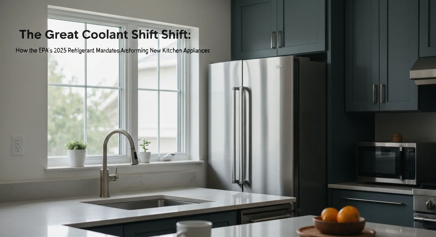 The Great Coolant Shift: How the EPA’s 2025 Refrigerant Mandates Are Transforming New Kitchen Appliances